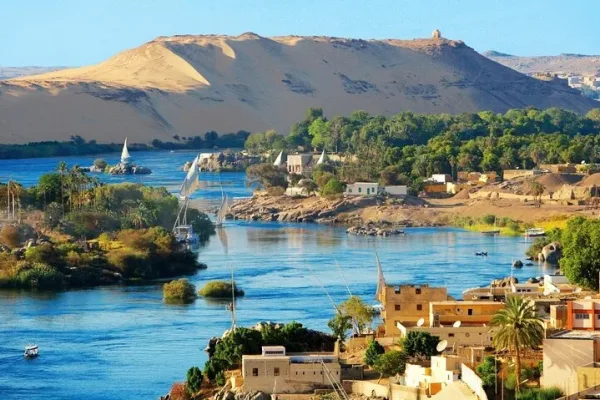 Felucca Trip at Aswan by Sunset