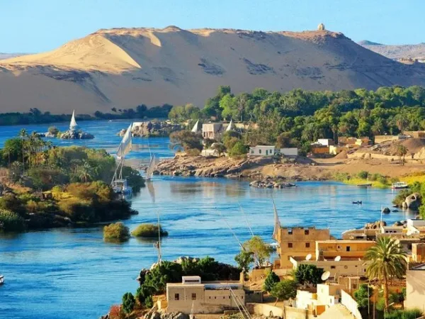 Felucca Trip at Aswan by Sunset
